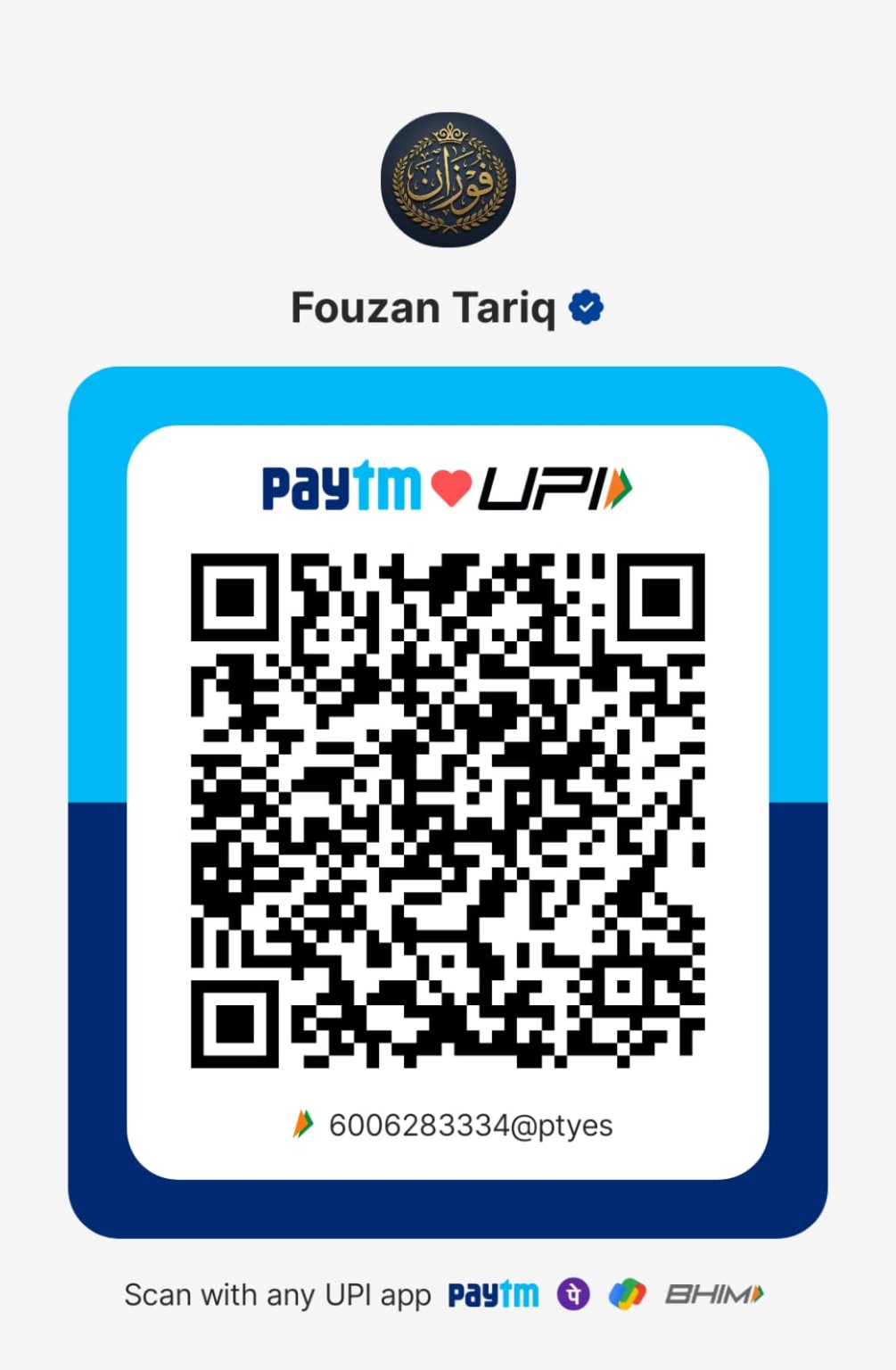 Paytm QR Code